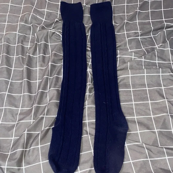Dark blue Knee high socks from Pink - Picture 1 of 3